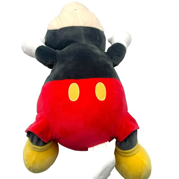 DISNEY Store Sleeping Mickey Mouse 24" Jumbo Plush Stuffed Animal Nursery Cuddle - Picture 3 of 9